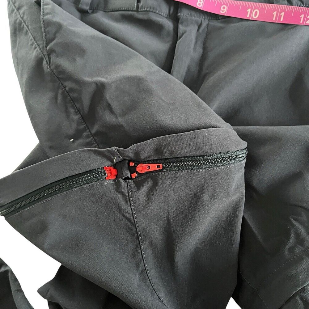The North Face Womens 10 Blue Nylon Convertible Hiking Outdoors Pants Shorts - Picture 7 of 10
